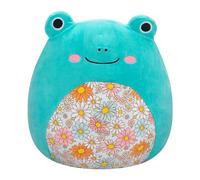Squishmallows Original 7.5-Inch - Robert the Aqua Frog with Floral Belly