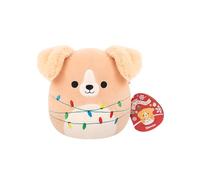 Squishmallows Original 7.5-Inch Stevon the Golden Retriever with String Lights Holiday Plush | Collectable Cute Plush Toy, Cuddly Toys for Children, Soft Toys