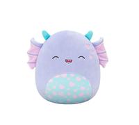 Squishmallows Original 7.5-Inch Strobe the Purple Swamp Monster With Hearts Valentines Plush