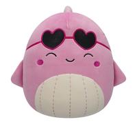 Squishmallows Original 7.5-Inch Val the Pink Whale with Heart Sunglasses - Valentine's Plush