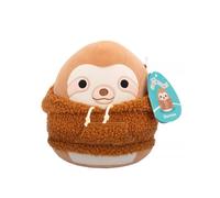 Squishmallows Original 8-Inch Christmas 2024 Hoodie Squad Plush- Official Jazwares Stuffed Animal Toy - Add to Your Squad - Gift for Kids, Girls & Boys (Sherman The Sloth)