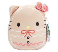 Squishmallows Original 8-Inch Hello Kitty Gingerbread Official Jazwares Christmas Plush - Collectible Soft & Squishy Sanrio Stuffed Animal T
