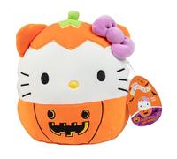 Squishmallows Original 8-Inch Hello Kitty Pumpkin - Official Jazwares Plush - Collectible Soft & Squishy Sanrio Stuffed Animal Toy - Gift for Kids, Girls & Boys