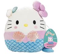 Squishmallows Original 8-Inch Hello Kitty Mermaid - Official Jazwares Plush - Collectible Soft & Squishy Sanrio Stuffed Animal Toy - Add to Your Squad - Gift for Kids, Girls & Boys