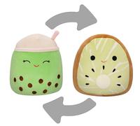 Squishmallows Original 8-Inch Kachina Kiwi and Sevda Boba Drink FlipAMallows - Official Jazwares Plush