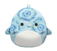Squishmallows Original 8-Inch Luther Blue Tie-Dye Tiger Shark - Official Jazwares Plush