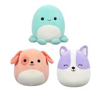 Squishmallows Original 8-Inch Mystery Plush 3-Pack Small Sized Ultrasoft Plush