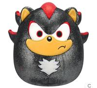 Squishmallows Original 8-Inch Official Jazwares Christmas Holiday Metallic Sonic 2024 Plush Stuffed Animal Toy - Add to Your Squad - Gift for Kids, Girls & Boys (Shadow Sonic)
