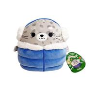 Squishmallows Original 8-Inch Official Jazwares Christmas Holiday Puffer Jacket Specialty 2024 Plush Stuffed Animal Toy - Add to Your Squad - Gift for Kids, Girls & Boys (Odile The Seal)