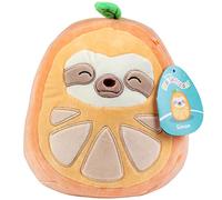 Squishmallows Original 8-Inch Simon The Orange Sloth - Official Jazwares Plush - Collectible Soft & Squishy Sloth Stuffed Animal Toy - Add to Your Squad - Gift for Kids, Girls & Boys
