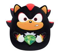 Squishmallows Original 8-inch “Sonic the Hedgehog” Shadow Holding Green Emerald Plush (Little)