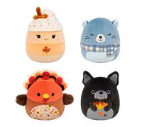 Squishmallows Original Autumn Harvest 4-Pack - Official Halloween Plush (Little) (Amazon Exclusive) | Collectable Cute Plush Toy, Cuddly Toys for Children, Soft Toys, Cute Teddies