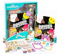 Squishmallows Original DIY Journaling Kit, Includes Craft Supplies Like Cute Stickers for Journaling, Sketch Pad, Cam The Cat Charm, Keychain, Fun Scrapbook Kit, Girl Gifts, Art Set