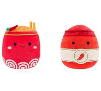 Squishmallows Original FlipAMallows 12in Noodles and Sriracha Flippable Plush - Official Jazwares Product (Medium)