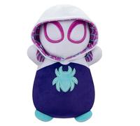 Squishmallows Original MARVEL Spidey and His Amazing Friends 10-Inch Ghost-Spider HugMees - Medium-Sized Ultrasoft Official Jazwares Plush