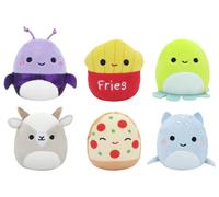 Squishmallows 2.5-Inch 6 Pack Plush Micromallows (Malcolm, Pep, Lune, Walkers, Orphine, Axel) One Colour