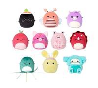 Squishmallows Original Micromallows Plush 10-Pack - 2.5-Inch Plush Includes favourites Lili the Bee, Connor the Cow, Brody the Dinosaur, Plath the Love Bird, and Lasla the Octopus