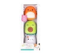 Squishmallows Original Micromallows Plush 3-Pack - Avocado, Yeti & Axolotl 2.5-Inch Plush
