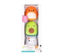 Squishmallows Original Micromallows Plush 3-Pack - Avocado, Yeti & Axolotl 2.5-Inch Plush
