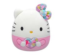 Squishmallows Original Sanrio 10-Inch Starshine Hello Kitty Holding Rainbow Heart - Official Jazwares Plush (Medium-Sized)