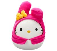 Squishmallows Original Sanrio 14-Inch Hello Kitty in My Melody Hoodie - Official Jazwares Plush Large