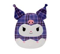 Squishmallows Original Sanrio 14-Inch Purple Plaid Kuromi Plush - Large Ultrasoft Official Jazwares Plush