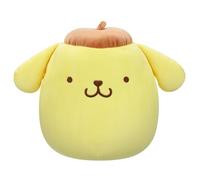 Squishmallows Original Sanrio 25cm Hello Kitty Pompompurin in Brown Cap - Ultrasoft Official Jazwares Plush Toy