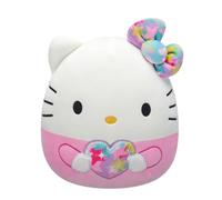 Squishmallows Hello Kitty Plush Toy, 8 Inch, Bowtie and Heart Design