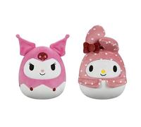 Squishmallows Original Sanrio 8in Kuromi + 8in My Melody - Official Jazwares Valentine Plush 2-Pack