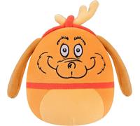Squishmallows Original The Grinch 8-Inch Max with Antlers - Official Jazwares Plush | Collectable Cute Plush Toy, Cuddly Toys for Children, Soft Toys, Cute Teddies Suitable for Girls and Boys Ages 3+