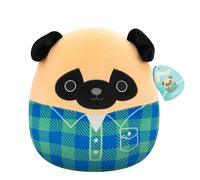 Squishmallows Pluschfigur Brown Pug in Green and B ACC NEW