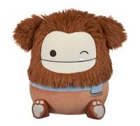 Squishmallows Plush Figure Winking Brown Bigfoot with Scarf Benny 30 cm