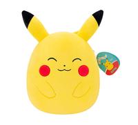 Squishmallows 25cm Pokémon Pikachu - Yellow/Red - Offical Pokemon stuffed toy for children 3+