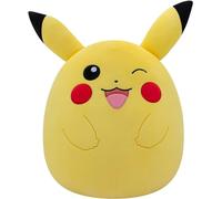Squishmallows Pokemon 14-Inch Pikachu Plush - Add Pikachu to Your Squad, Ultrasoft Stuffed Animal Large Plush, Official Kelly Toy Plush