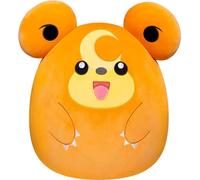 Squishmallows Pokemon Squad 10 Inch Ultrasoft Animal Collectible Pillow, Official KellyToy (Teddiursa), SQPK00011