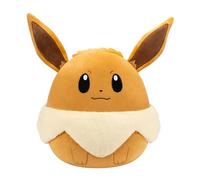 Pokémon Pokemon Squishmallows - 50 cm Eevee - 20 inch Brown/White Stuffed Plush Toy - Official Toy for Children 2+ Years.