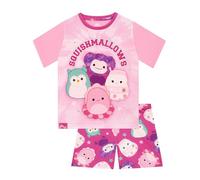 Squishmallows Pyjamas, Short Sleeve Girls Pyjamas, Kids Pjs For Summer, Girls' Pyjama Sets, Ages 5 To 13 Years