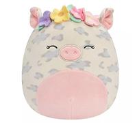 Squishmallows Rare 8-Inch Rosie The Pig with Flower Crown/Headband Plush - Add Rosie to Your Squad, Ultrasoft Stuffed Animal Large Plush Toy, Official Kellytoy Plush (doxl)