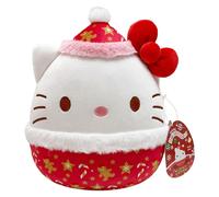 Squishmallows Sanrio Hello Kitty: Hello Kitty Christmas 8" Plush Soft Toy