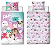 Squishmallows Single Duvet Set Polycotton Bright 135 x 200cm Duvet Set 68110