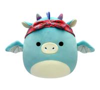 Squishmallows SQCR04125 Dark Teal 7.5" Dragon-Add Tatiana to your Squad, Ultrasoft Stuffed Animal Toy, Official Kellytoy Plush