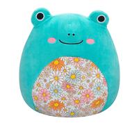 Squishmallows SQCR05383 - Robert der Frosch mit geblümtem Bauch 19 cm, offiziell