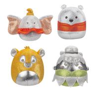 Squishmallows SQDI00233 Winnie, Tinker Bell, Disney100 5-Inch 4-Pack Box Set-Lit