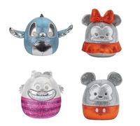 Squishmallows 5 inch Disney 100 Pack of 4 - Mickey, Minnie, Cheshire Cat and Stitch, none