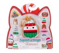 Squishmallows Squish-a-longs Christmas Holiday Clip-a-longs 4-Pack (Style 1)