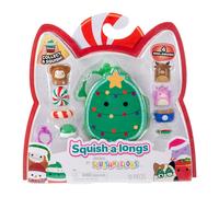 Squish-a-longs Clip-a-longs Holiday Pack - Includes 4 Mini-Squish (Style 2)