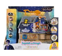 Squish-a-longs “Harry Potter” Hogwarts Castle Playset - Severus Snape, Harry Potter, Minerva McGonagall, and Moaning Myrtle, Accessories and play and display Hogwarts Castle