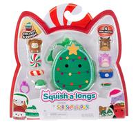 Squish-a-longs Clip-a-longs Holiday Pack - Includes 4 Mini-Squish (Style 2)