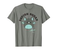Squishmallows Squish Squad Aldous Bat T-Shirt, Men, Olive Heather, XX-Large
