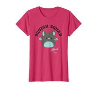 Squishmallows Squish Squad Aldous Bat T-Shirt, Women, Red Heather, Small